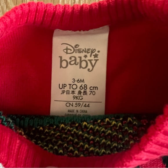 Disney Baby Holiday Lights Mickey Mouse Sweater - Picture 3 of 4